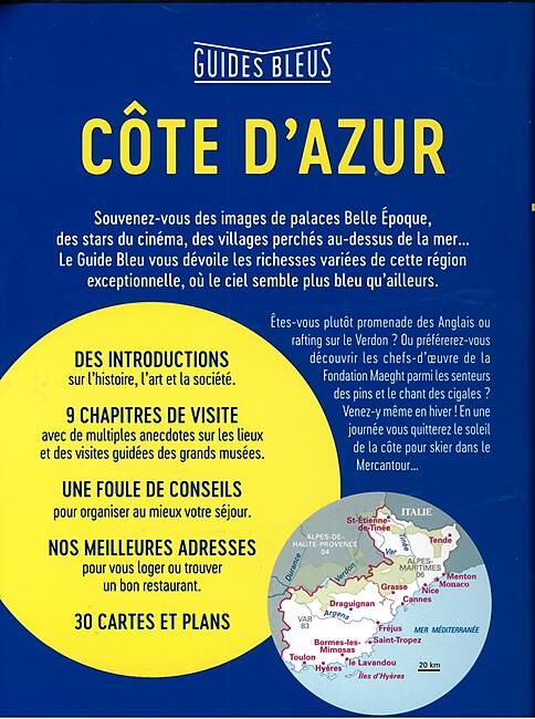 HACHETTE - GUIDES BLEUS COTE D AZUR