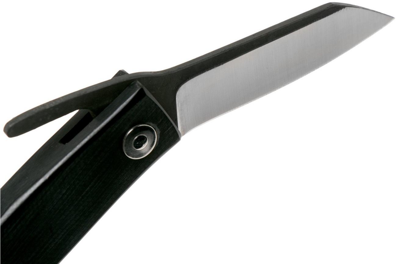 Ohta FK5 Higonokami-zakmes, Black Canvas Micarta