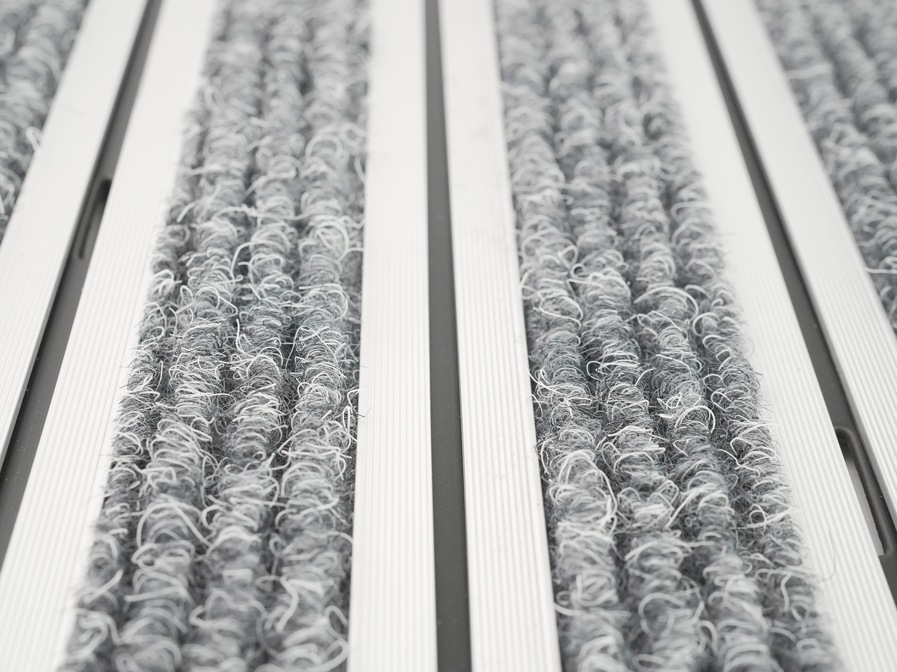 Fussmatte Aluminium 60 x 40 cm silber/grau