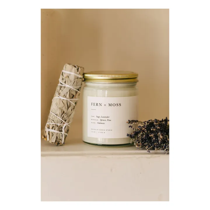 Brooklyn Candle Studio Bougie Minimalist Fern + Moss - 212 g