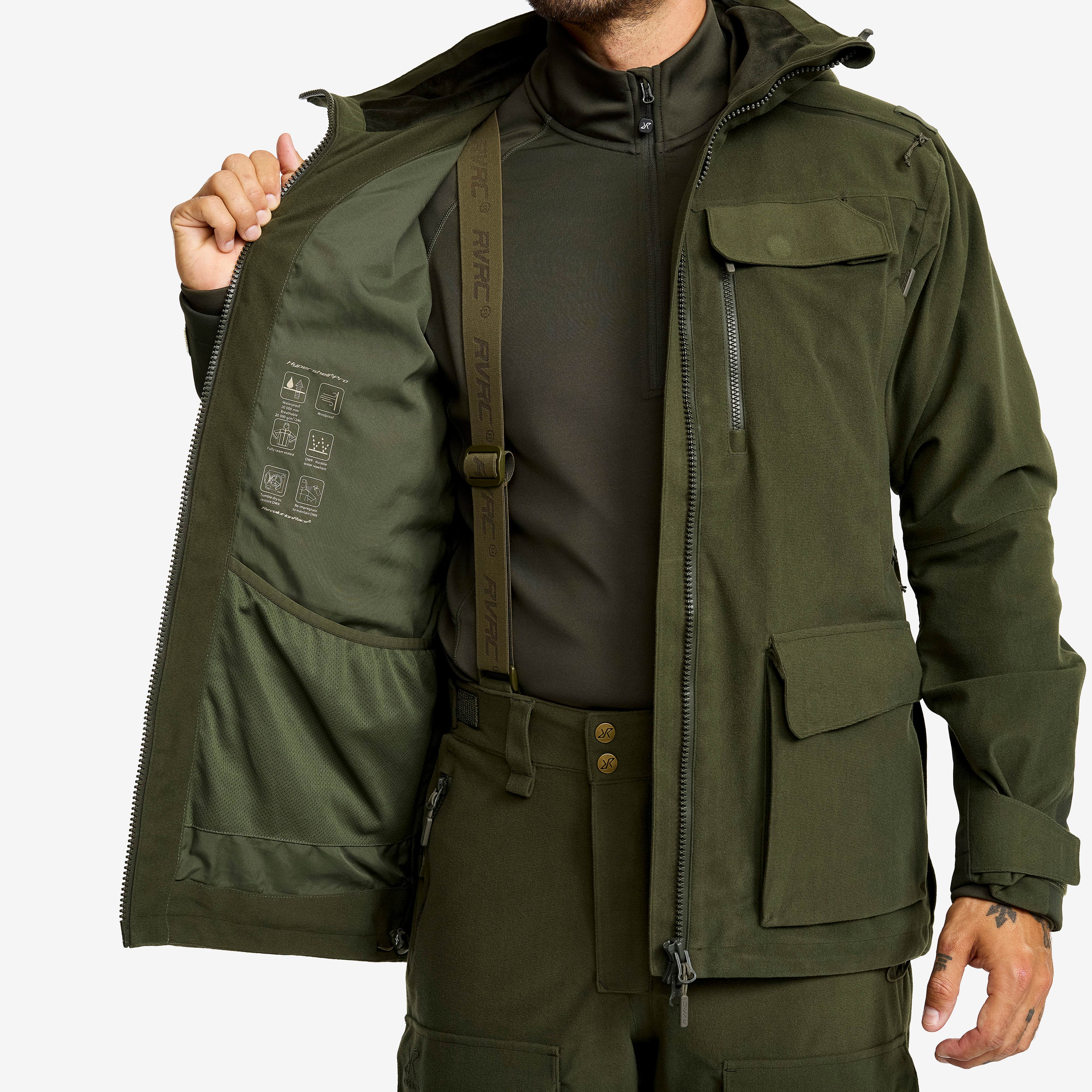 Trace Silent Pro 2L Jacket Herre Deep Depths