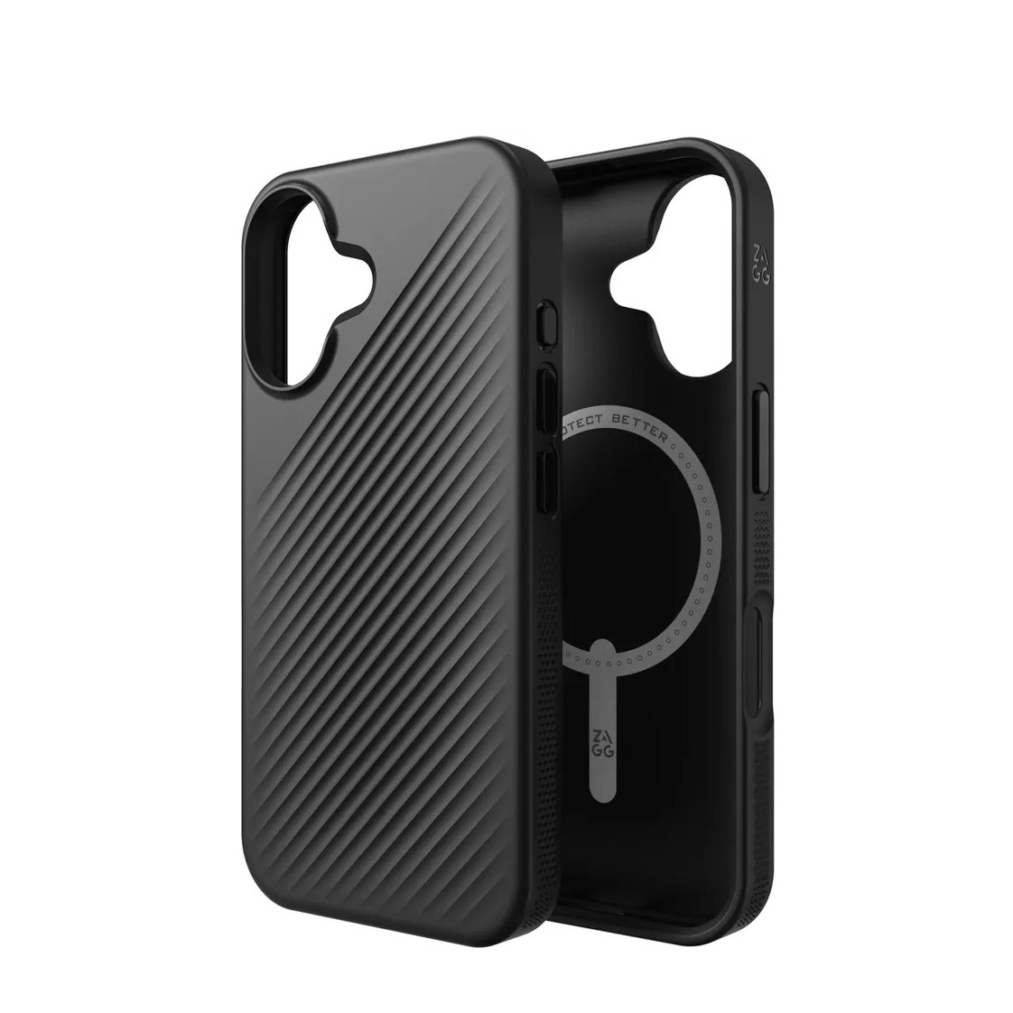 iPhone 16 MagSafe Hülle Luxe Snap Case Recycled (702315006) - Schwarz
