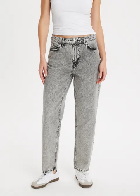Sol mom jeans grijs (GRS.UL)