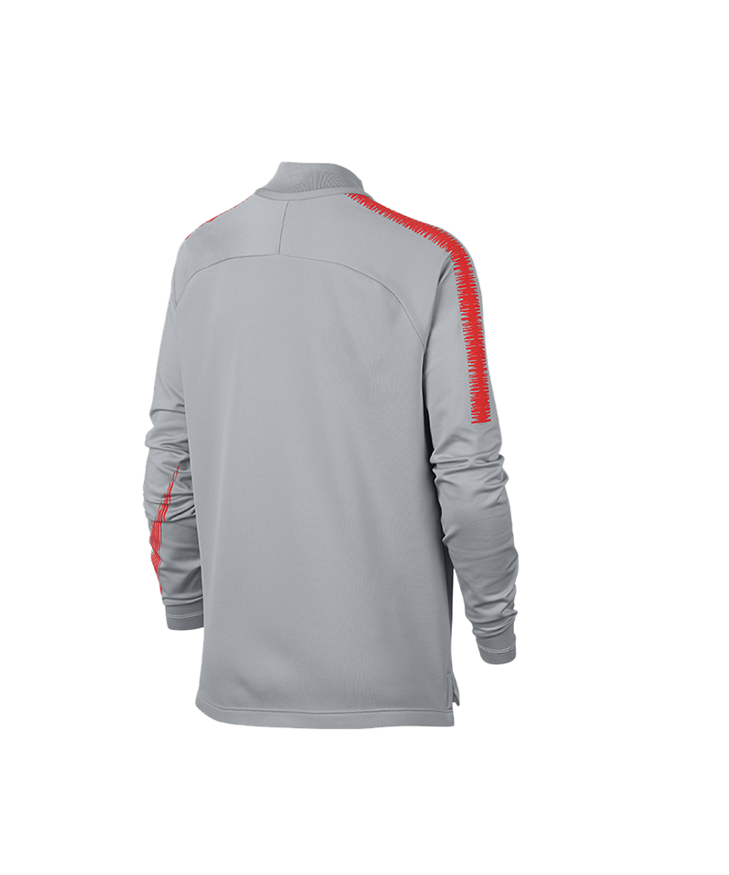 Nike Dry Squad Drill Top langarm Kids Grau F060