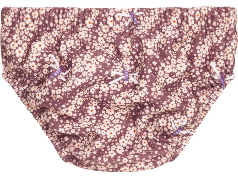 Playshoes Schwimmwindel Blümchen Violett Gr. 74/80 Windelhose für Mädchen mit UV-Schutz