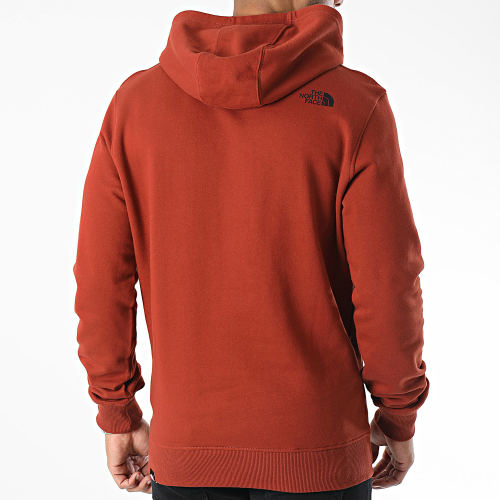 Sweat Capuche Simple Dome A7X1J Rouge Brique
