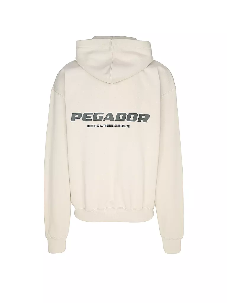 PEGADOR Sweatjacke COLNE LOGO beige