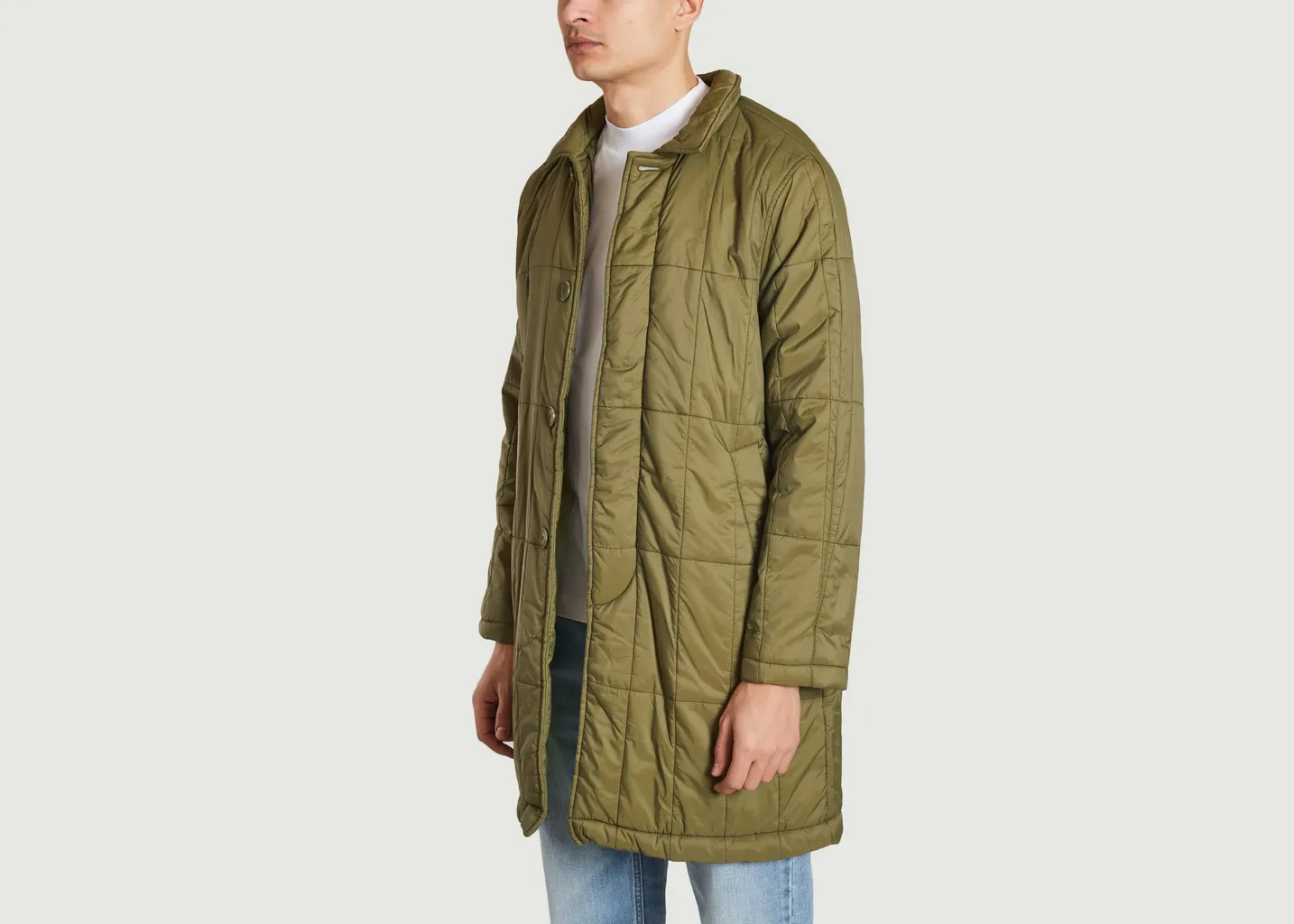 Padded Single Breasted Mac Coat M.C. Overalls