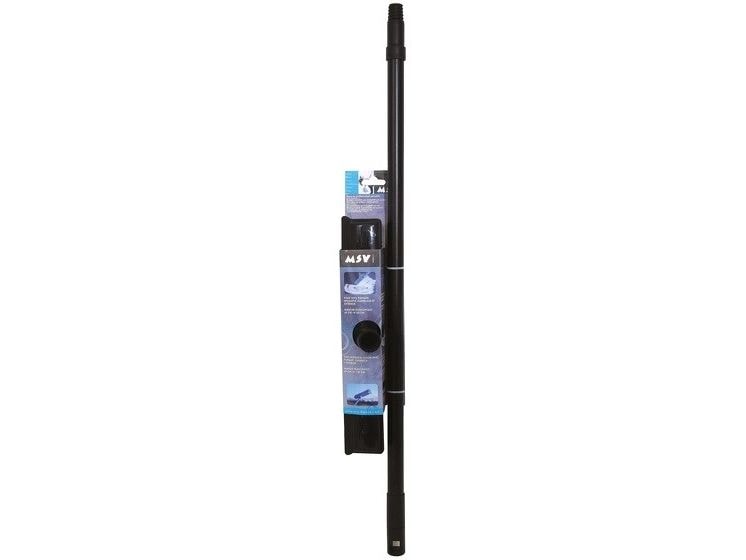 MSV Besen 100475 mit Teleskopstiel Schrubber mit Teleskopstiel aus Gummi