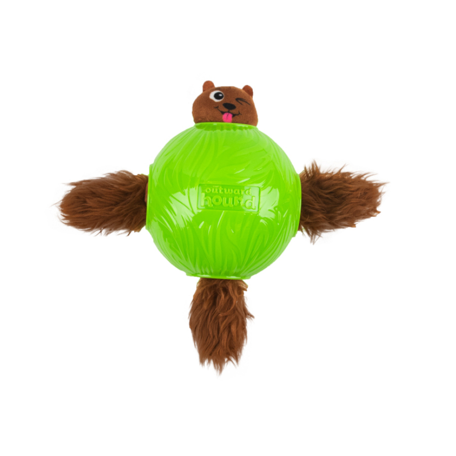 Porta-petiscos interativo em formato de bola para cães Outward Hound Nina Ottosson Snuffle n' Treat