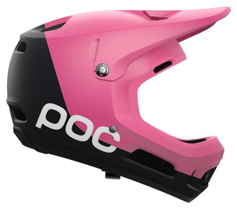 Casque Intégral Poc Coron Air Mips Rose Mat/Noir Mat