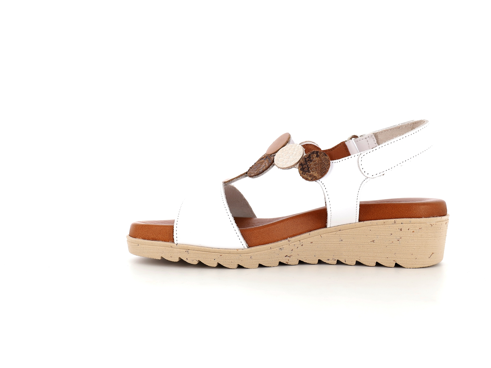 Xapatan-BUPASTO - 1676 Cuir Multi Blanc