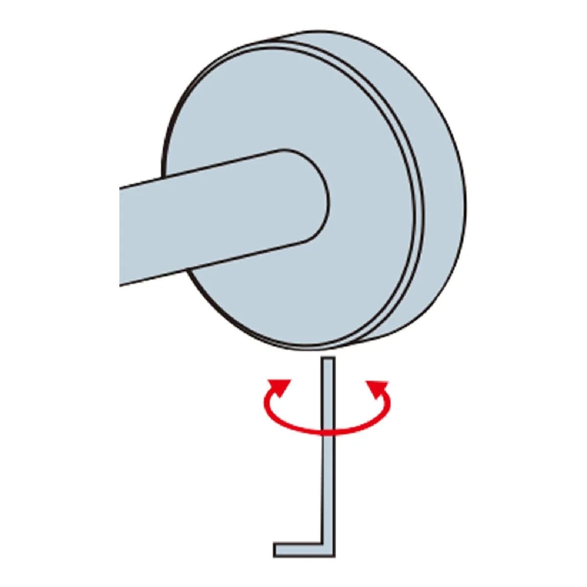 Kleine Wolke Porte-serviettes Apollo Aluminium