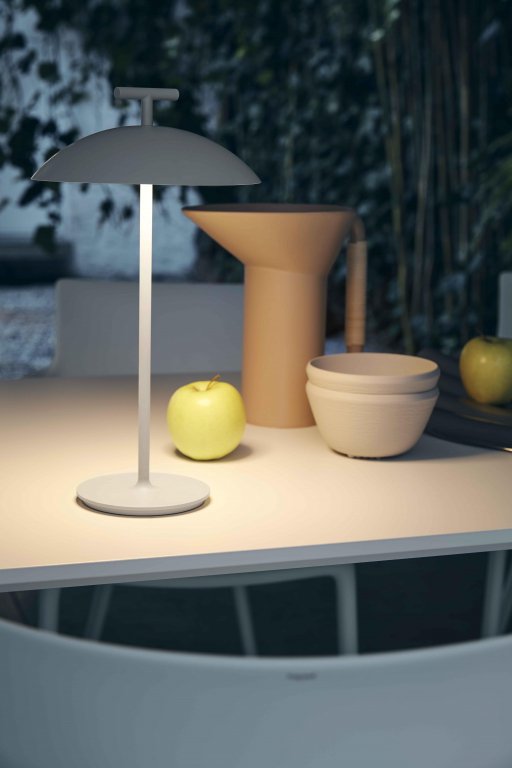 Kartell Mini Geen-A tafellamp oplaadbaar LED wit