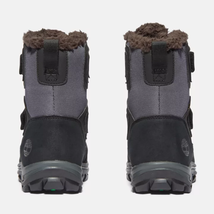 Bottine GTX à 2 brides Chillberg pour enfant noir