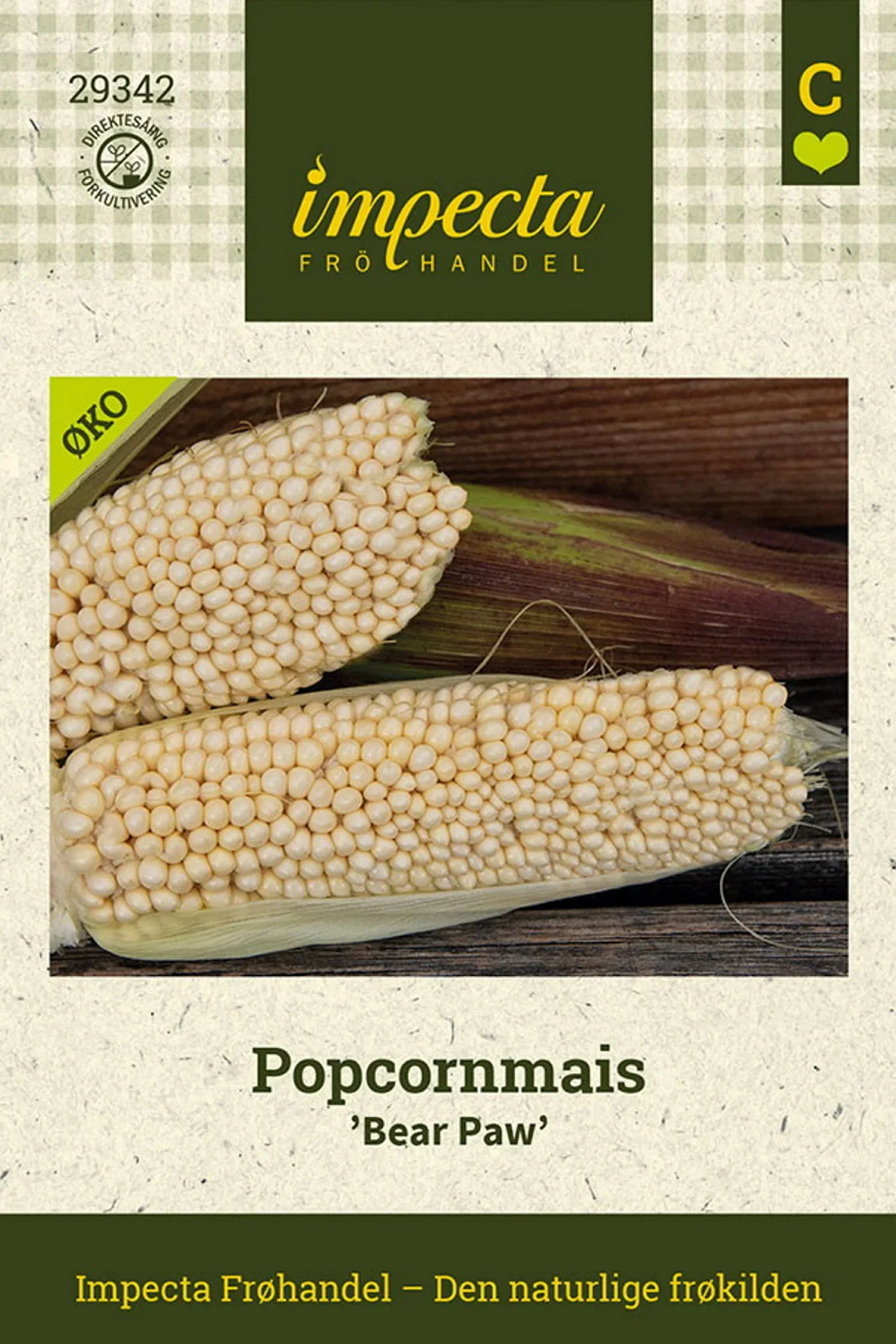 Zea mays 'Bear Paw' Popcornmais 'Bear Paw'