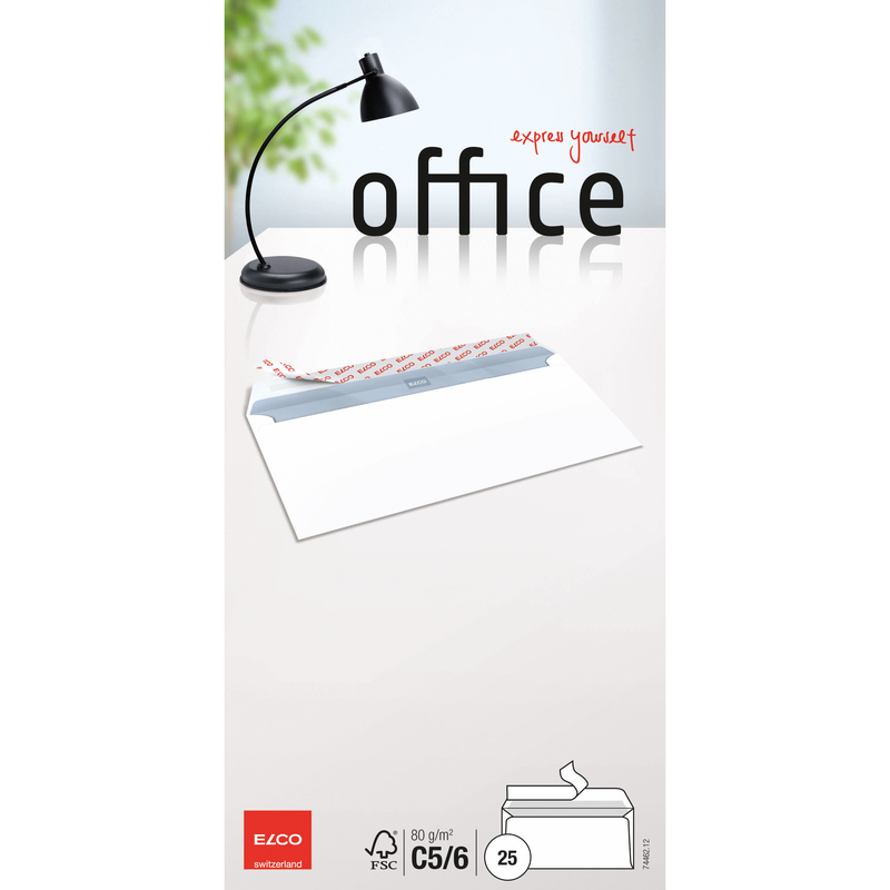 Elco Office Couvert, C5/6, 25 Stück