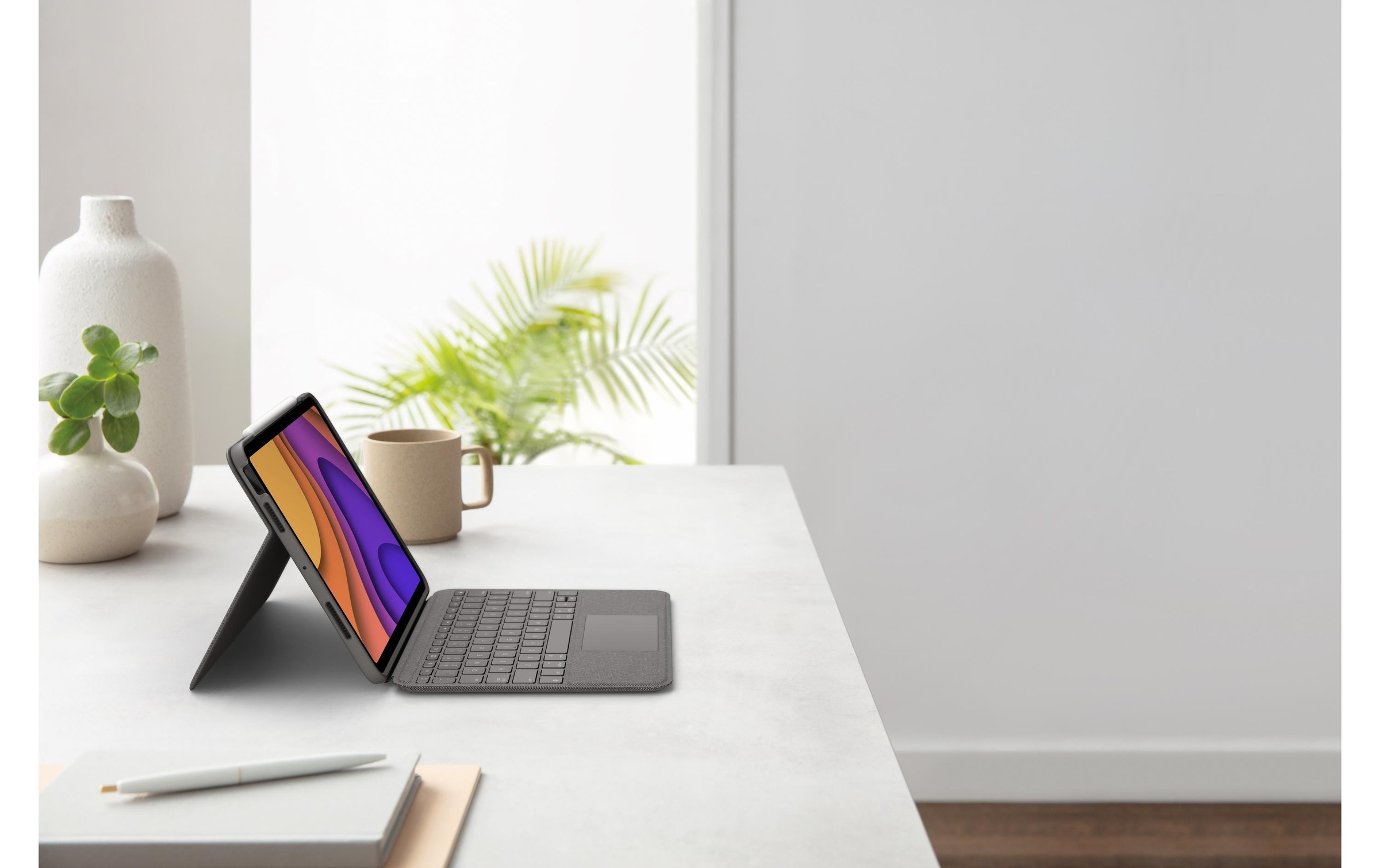 Logitech Tablet-Hülle »Folio Touch iPad Air (4. & 5. Gen)« Tablet 28 cm (11 Zoll)