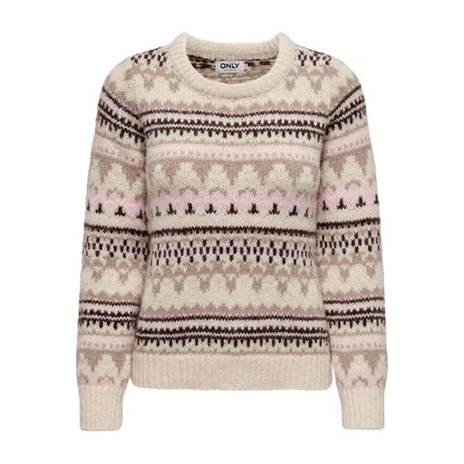 ONLY Montana Striktrøje, Whitecap Gray, L