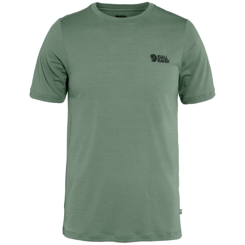 Abisko Wool Logo SS - T-shirt en laine mérinos homme