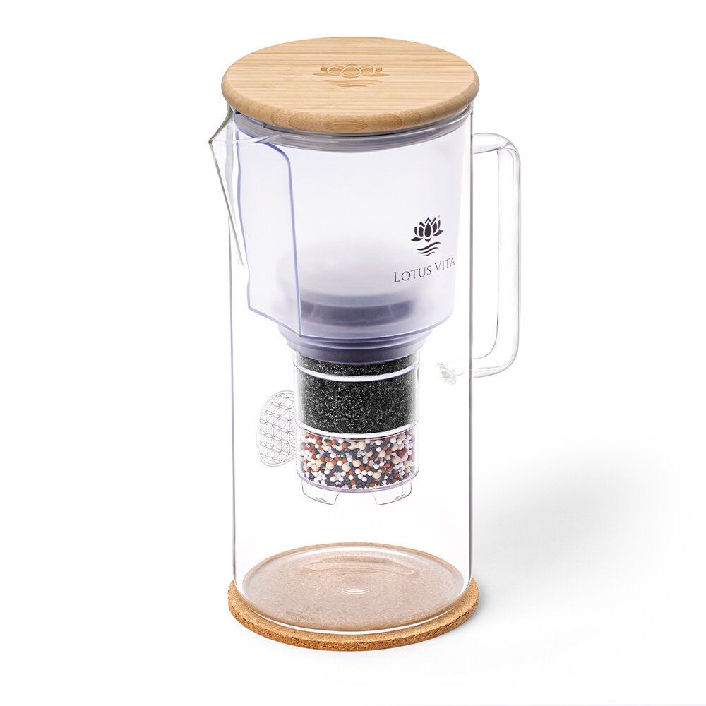 Lotus Vita Katara Wasserfilter Glasfilterkanne Natura Plus