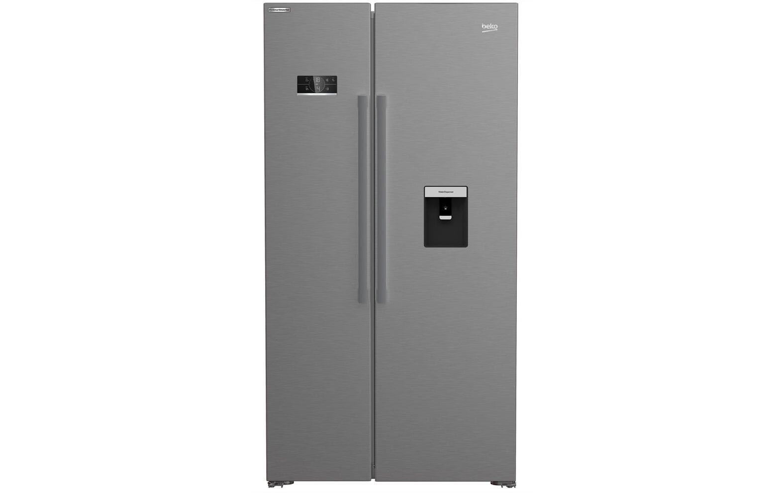 Foodcenter GN163242XBCHN Silber<br>Side by Side Kühlgerät mit Eiswürfelspender