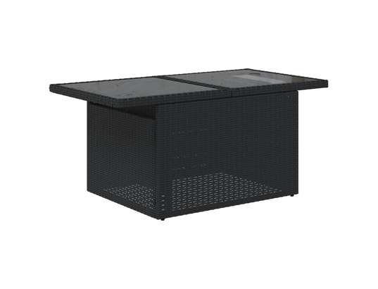 VIDAXL - Salon extérieur Salon de jardin 8 pcs avec coussins noir résine tressée