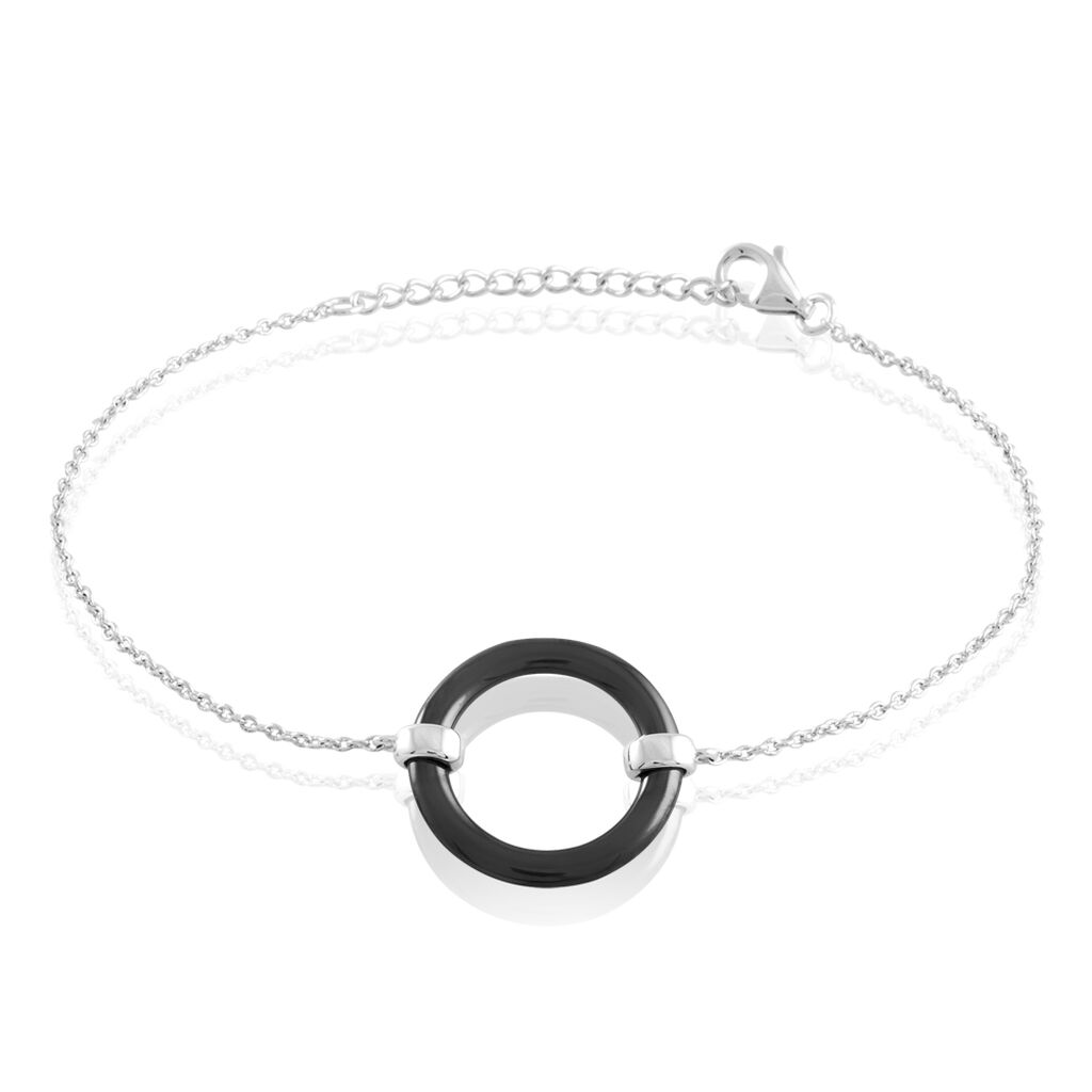 Bracelet Magalie Argent Blanc Céramique