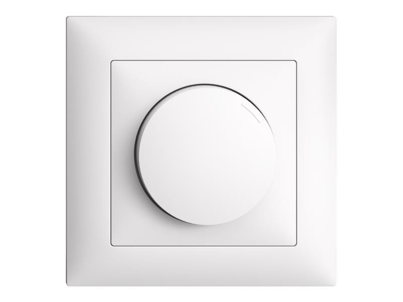 Feller EDIZIOdue UP-Drehdimmer 600 W Phasenabschnitt Drehdimmer Phasenabschnitt, weiss