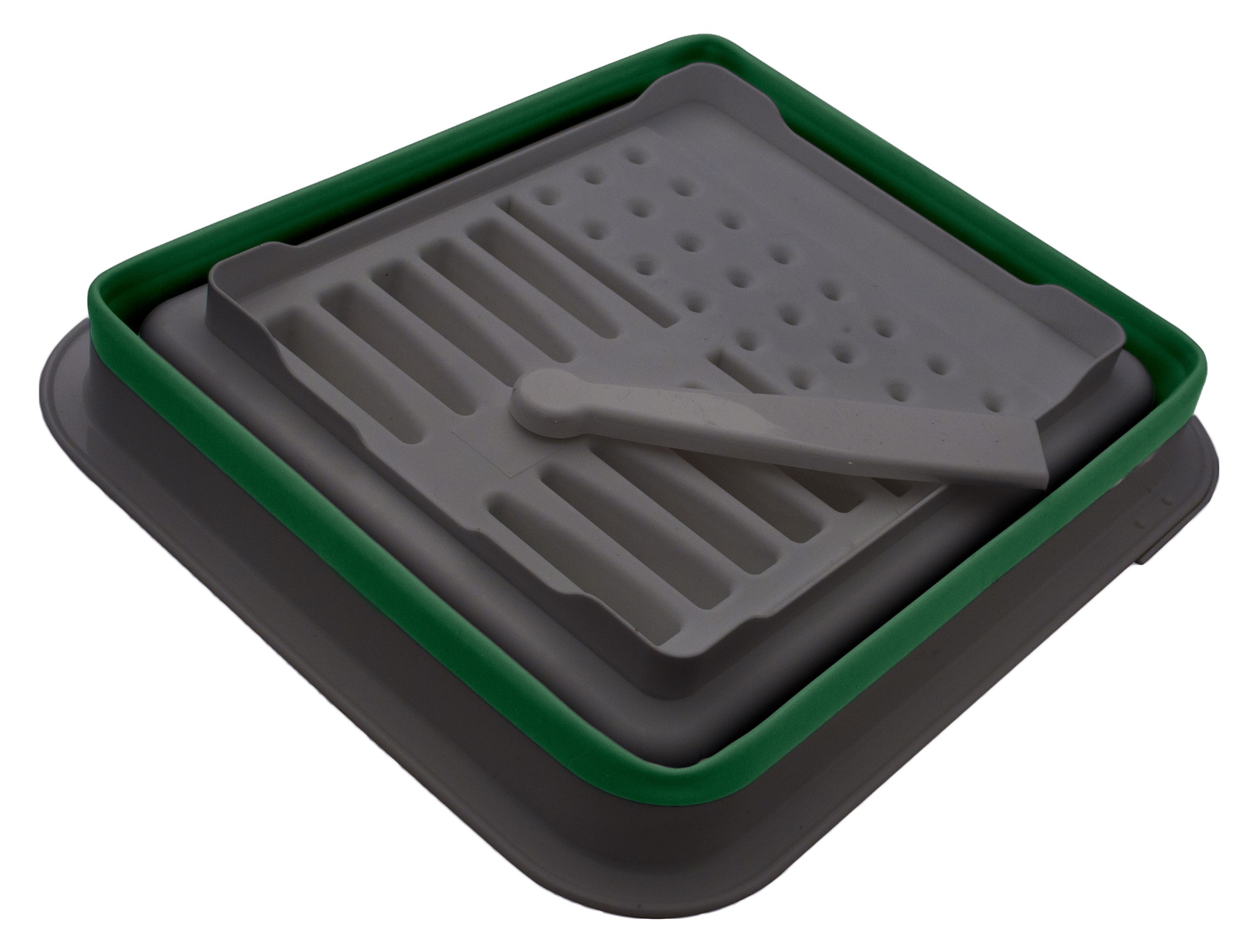 Eurotrail opvouwbaar afdruiprek met waterstop