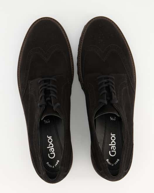 Gabor 05.244.17 Schnürschuhe in Schwarz