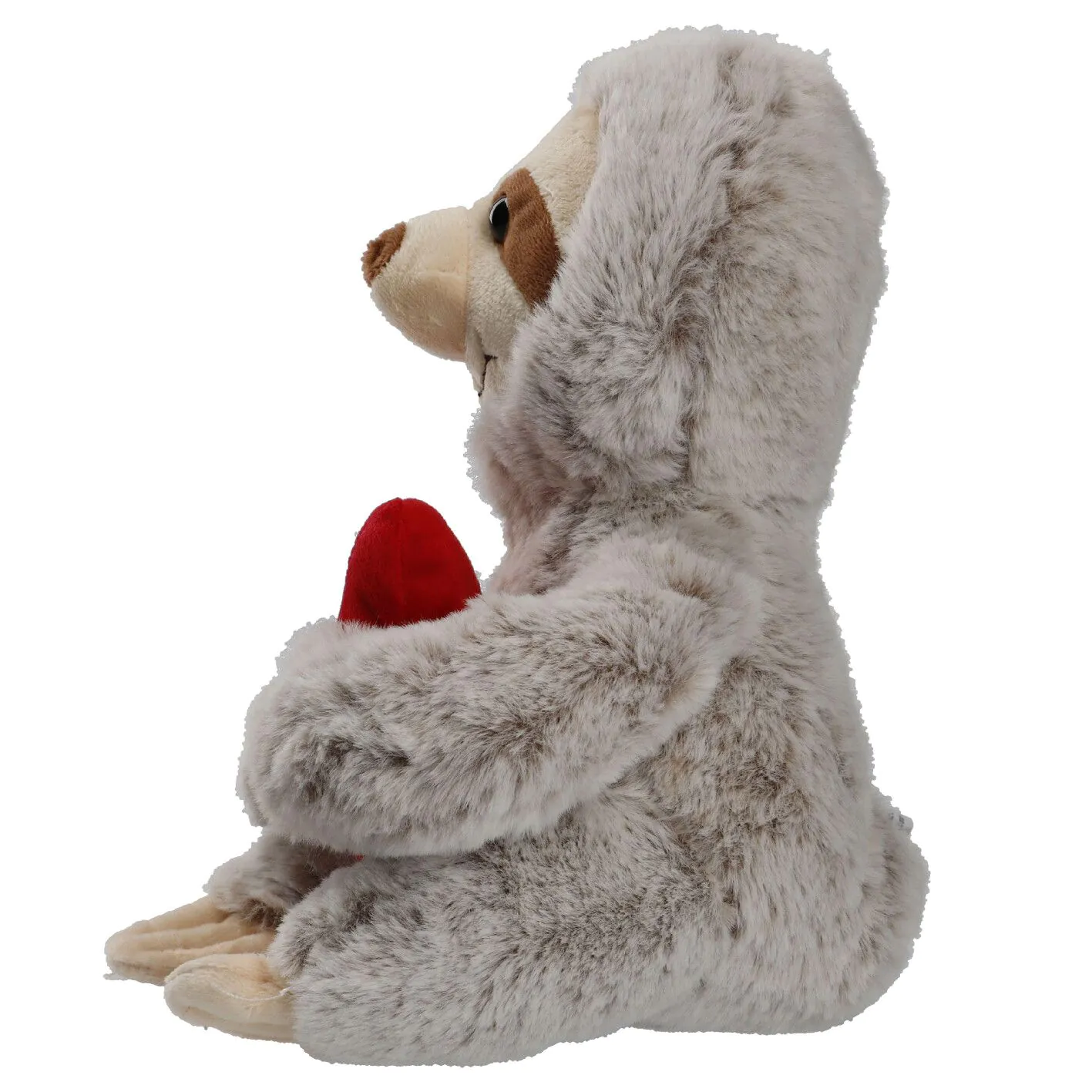 Kuscheltier Faultier mit Herz, 25 cm
