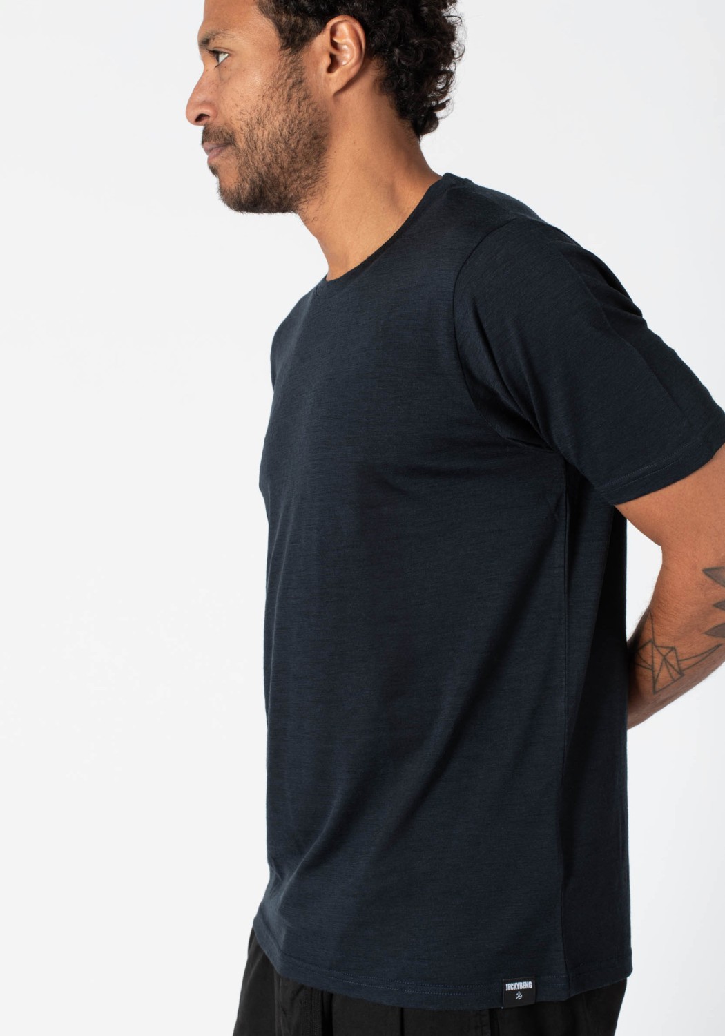 Jeckybeng The Merino Tee Unisex Midnight