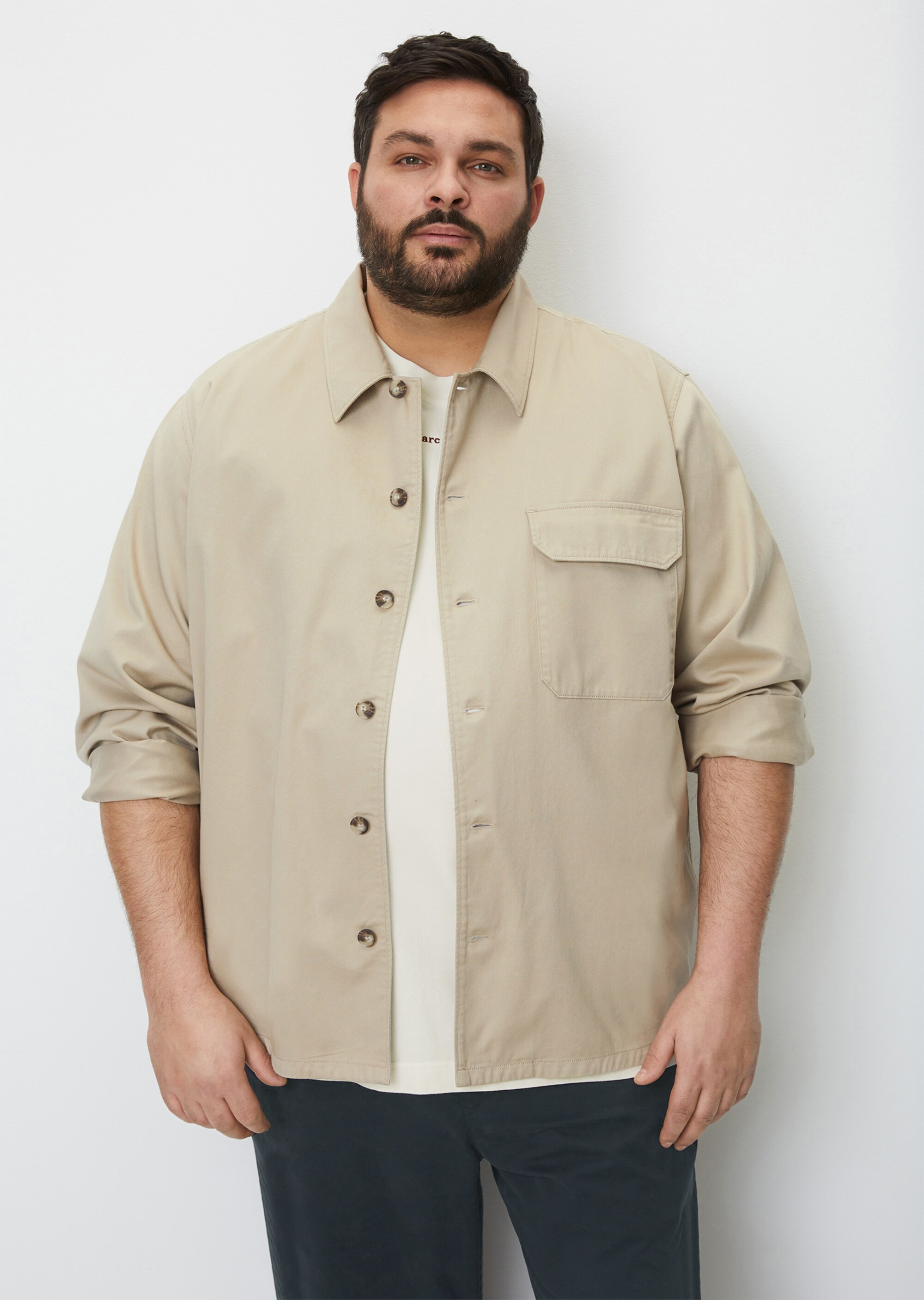 Overshirt aus Bio-Baumwolle und Lyocell
