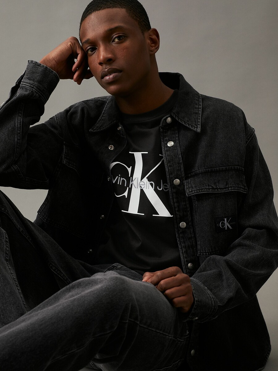 CALVIN KLEIN JEANS<br>Camiseta gola redonda Core Monogram