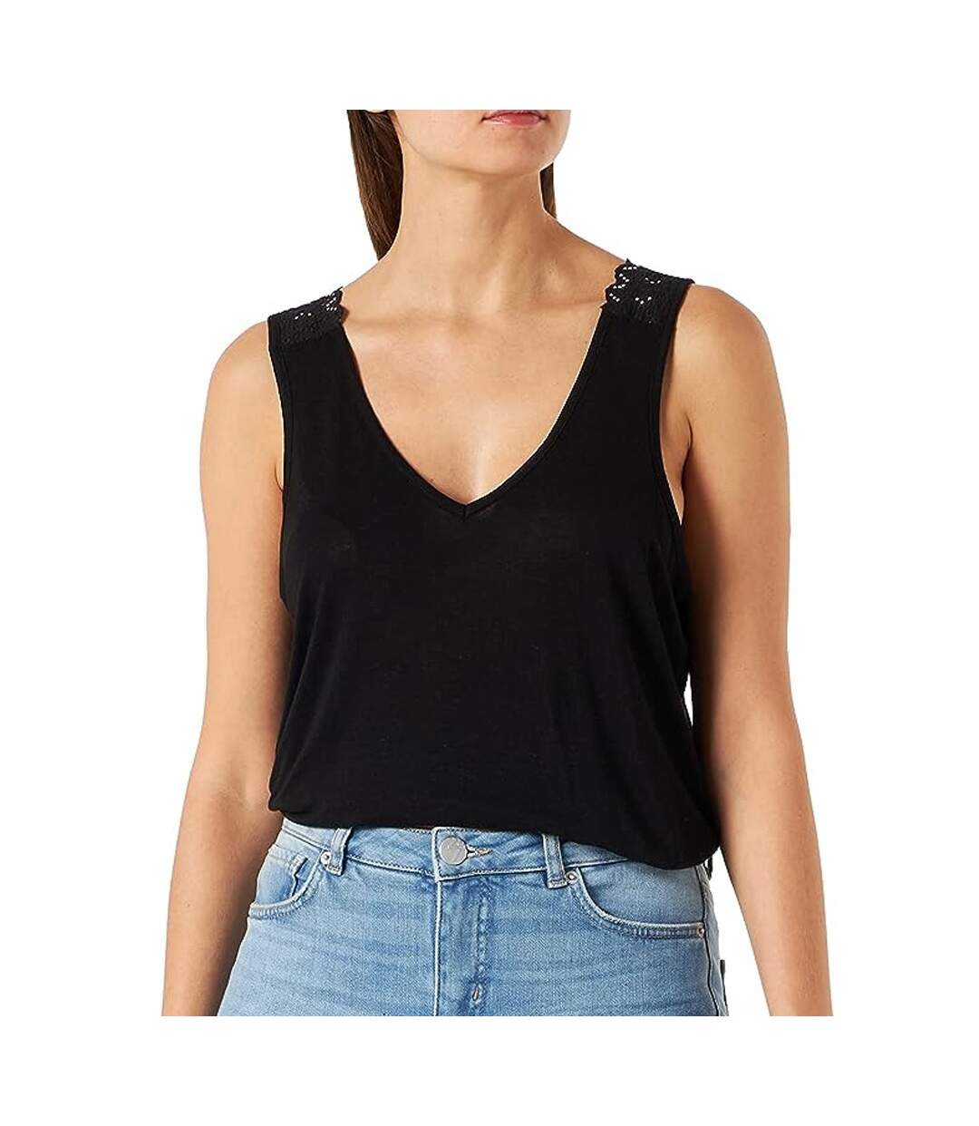 Débardeur Noir Femme Kaporal Froz
