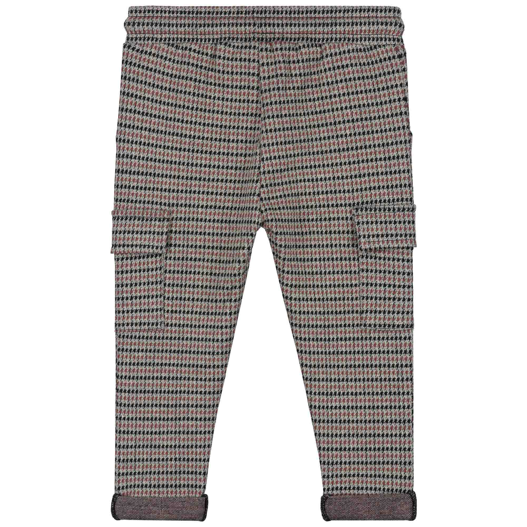 Prénatal baby broek  ruit grijs