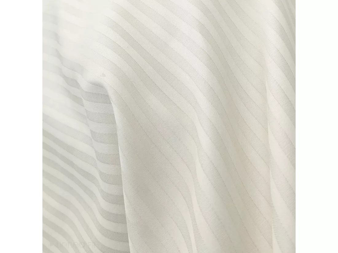 Taie de traversin 200x43 cm satin de coton GRAND HÔTEL marron sable