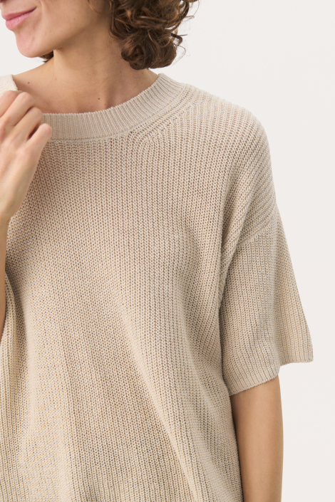 Part Two beige dames trui