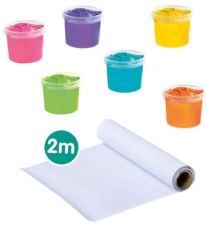 SES Creative - Fingerfarbe Mega-Set - 6x110ml