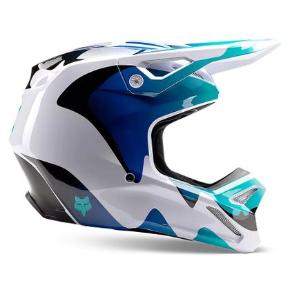 Casque cross Fox V1 KOZMIK 2024 - Bleu
