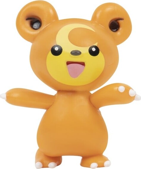 Pokémon Battle Figurer - Pikachu, Gastly Og Teddiursa