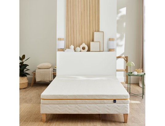 SOMEO - Protège matelas Housse naturelle de remplacement pour matelas aube 400 ecru...
