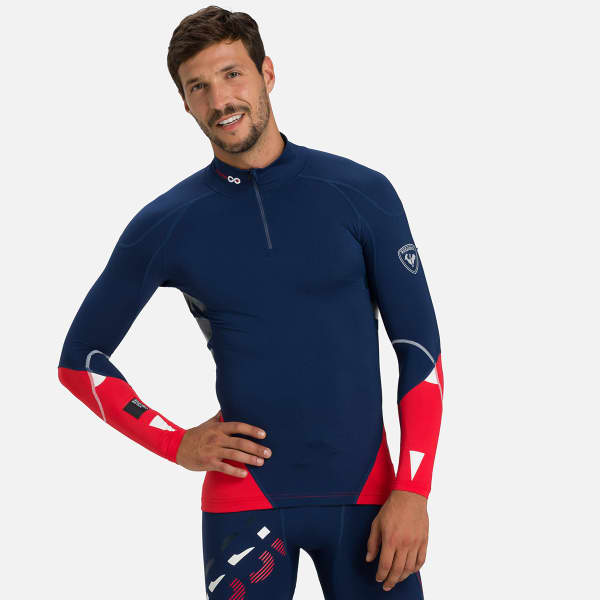 T-shirt ski de fond ROSSIGNOL INFINI COMPRESSION RACE TOP DARK NAVY
