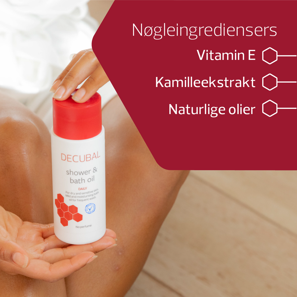 Decubal Shower & Bath Oil - 200 ml.