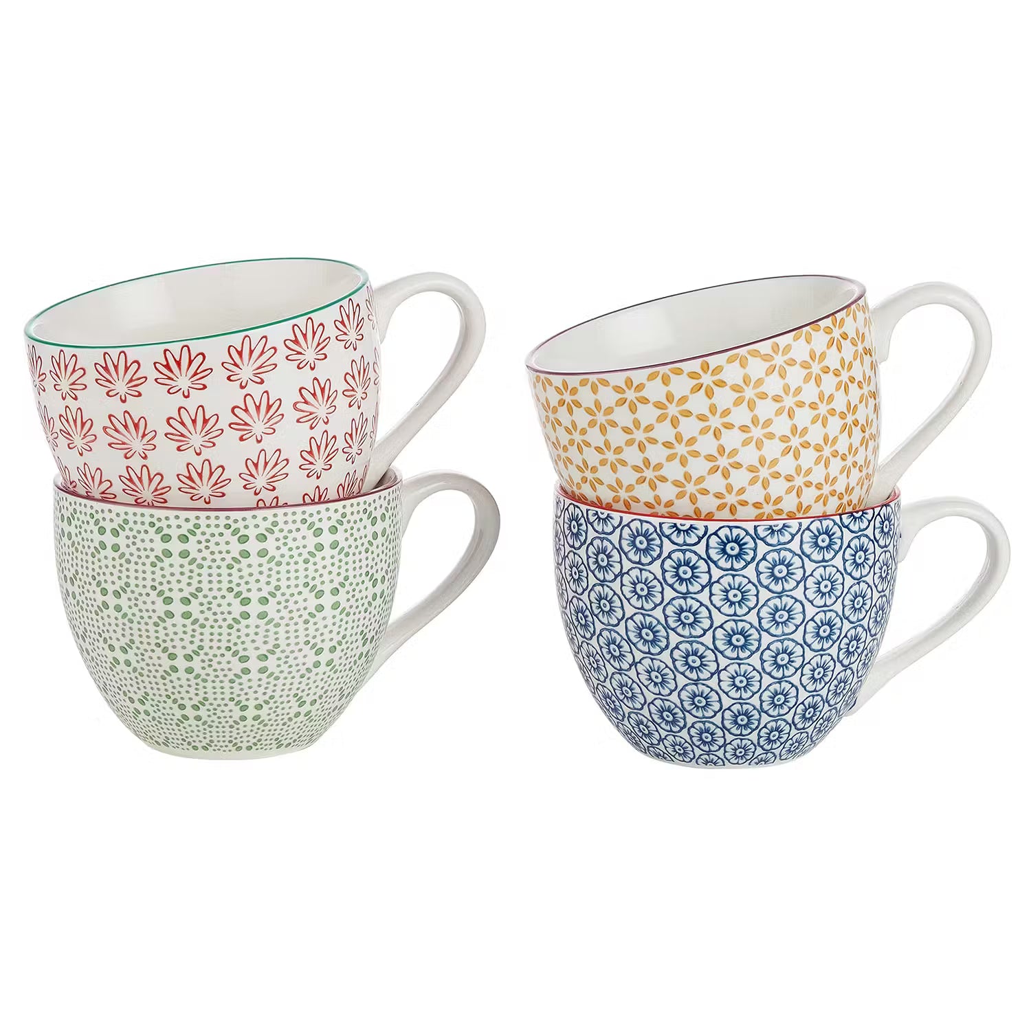 RETRO Tasse 4er-Set
