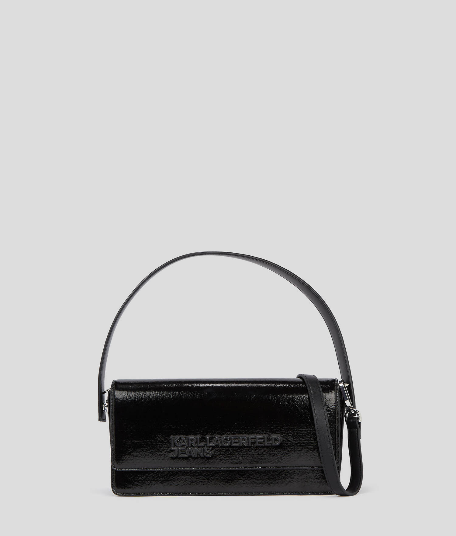 SAC BANDOULIÈRE EN SIMILI CUIR - Noir