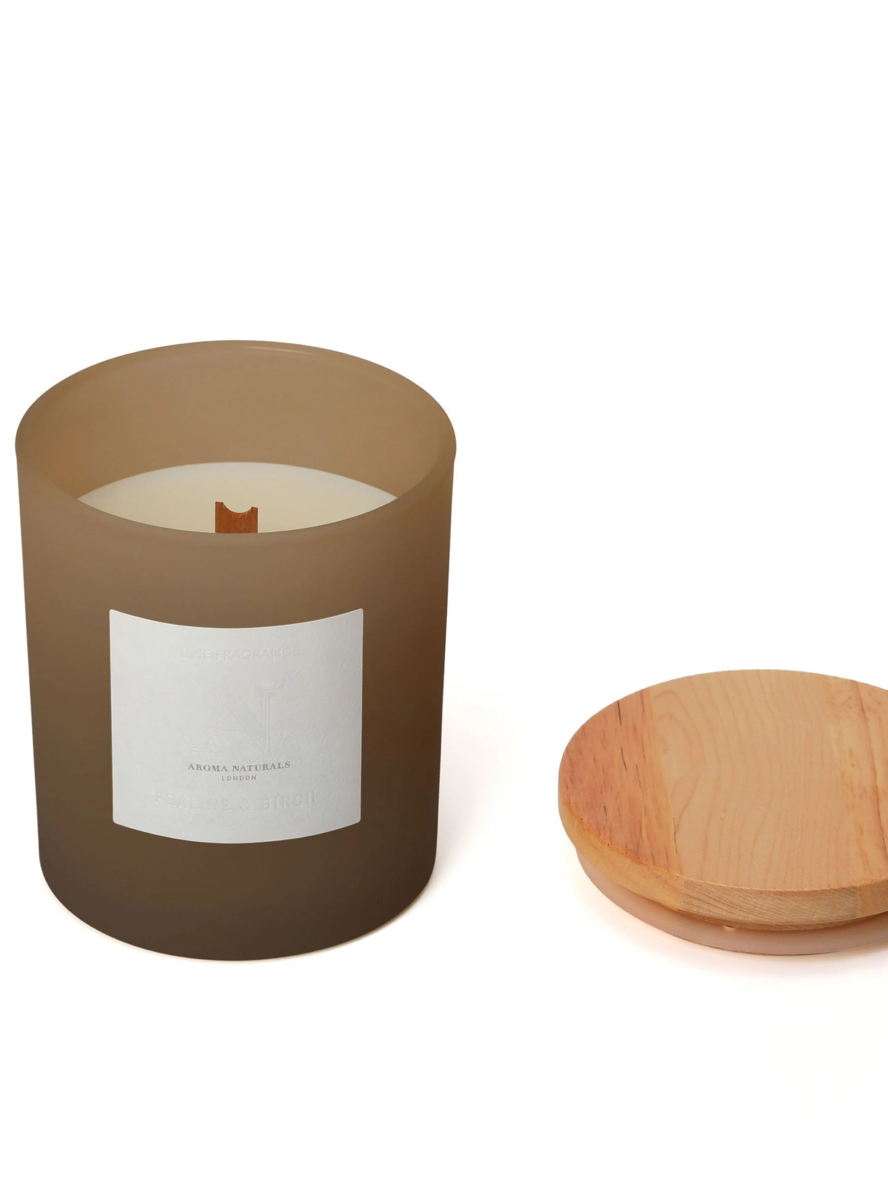 Aroma Naturals Frosted Praline & Birch Candle