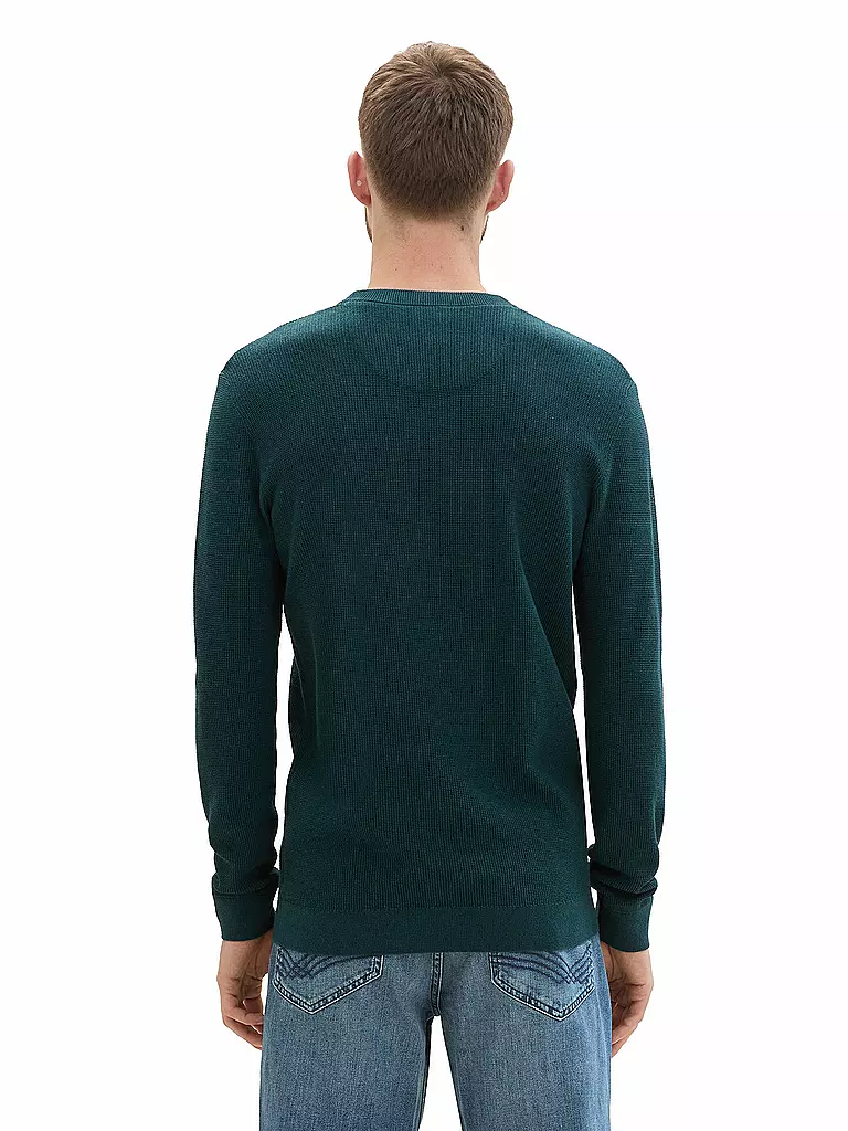 TOM TAILOR Pullover dunkelgrün