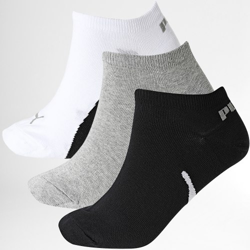 Lot De 3 Paires De Chaussettes Sneaker 100000956 Blanc Noir Gris Chiné